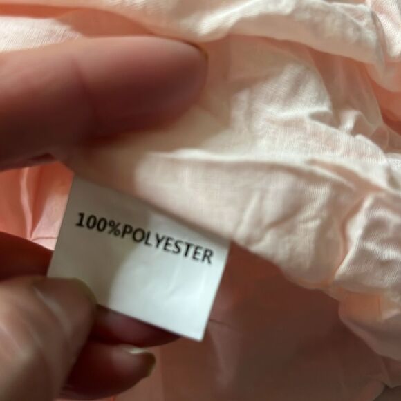 Girl August Pink Satin and Cream Velvet Babydoll Dress, size 8 - Picture 10 of 11